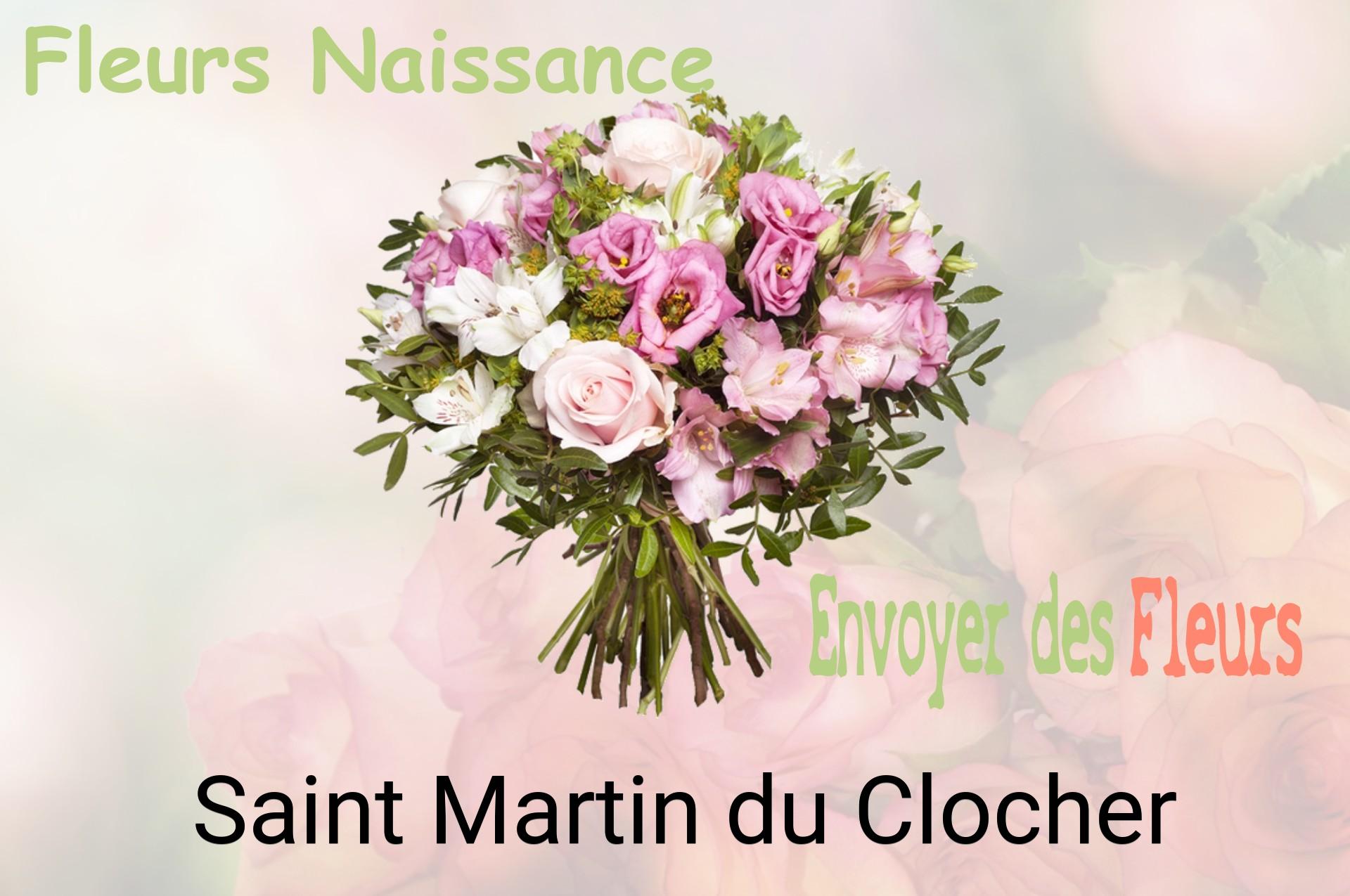Bouquet de fleurs de naissance livré à Saint-Martin-du-Clocher